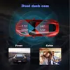 CAR DVR DASH CAM FÖR BIL VIDEO RECORDER HD 1080P NIGHTVISION 3 CAMERA FRONT Inside och bakre Dashcam GPS 24 timmar Parkering Monitor Dual DVRS Q231115