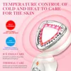 Gesichtspflegegeräte Ultraschall-Gesichtsmassagegerät Kalte LED-Pon-Therapie Hautverjüngung Hebefalten Akne-Entferner Schönheitspflege-Werkzeug 231114