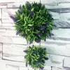 Dekorativa blommor 2st Rustic Wedding Party Wall Ornament Topiary Artificial