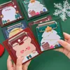 Pcs/lot Christmas Board Clip Sticky Note Cute N Times Memo Stationery Gift Snowman Notepad Post School Office Supplies