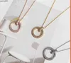 18k Gold Designe Circular Diamond Necklaces for Women Men Set Trendy Designer Fashion Wholesale Jewelry Party Christmas Wedding Gifts Birthday Girls Cool