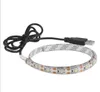 5V USB LED LED BRIDIAN STRIP LIGHT مصباح SMD3528 5050 50 سم 1M 2M