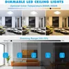 Światła sufitowe LED Hal kwadratowy/okrągły nowoczesny żyrandol do salonu Światło 240V Drimmable Waterproof Decor