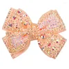 Haaraccessoires Diamond Pearl Bow Clip met dubbellaags Veelzijdige hoofddeksels voor kinderen Rand- en bovenkant Babyhoofdbanden voor meisjes