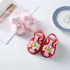 Premiers Marcheurs Été Bébé Sandales Mignon Fleur Semelle En Tissu Marche Chaussures Born Fille Doux Antidérapant