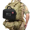 Utomhuspåsar Emergency Militärpaket Portable Lifesaving Supplies Storage Bag Red Cross Patch Molle Tactical Ryggsäck 231114