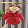 Down Coat Girls Coat Jacket Winter CottonWindbreak 2023 Furs Warm Thicken Teenagers Plus Size Children's Clothing J231115