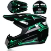 Motorcykelhjälmar utanför Road Moto Full Face Helmet Motocross Racing Dirt Bike Capacete de Casco för barn Casque