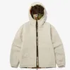 Autumn/Winter New Men's Reversible Lamb Fleece Jacket Coat Male Taslon Embroidered Logo Hooded Outerwear Windbreaker