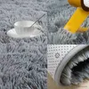 Tappeto Tappeto grigio per soggiorno Tappeto peluche Pavimento della camera da letto Tappeti soffici Tappeti antiscivolo Decorazioni per la casa Tappeti in velluto morbido Coperta per camera dei bambini R231115