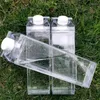 Copos pires caixa de leite garrafa de água garrafas quadradas BPA portátil