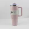 Tampas prontas 40oz caneca lidar com café oz com aço inoxidável 40 tumblers palha navio isolado termos copo tumbler para aço vácuo água gomhk