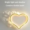 Ceiling Lights Nordic Bedroom Lamps Built-in Feather Heart-Shaped Lamp Modern Warm Wedding Room Girl Decoration LED