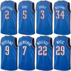 Printed Man Youth Basketball City Isaiah Joe Jersey 11 Ousmane Dieng 13 Vasilije Micic 29 Kenrich Williams 34 Davis Bertans 9 Jaylin Williams 6 Association Icon