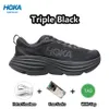 Hoka Clifton 9 Bondi 8 Hokas 1 런닝 슈즈 남성 스니커즈 넓은 흑백 자유인 항구 안개 외부 우주 디자이너 남성