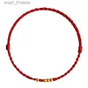 Chain Handmade Lucky Couple Bracelets Red String Chinese Zodiac Year Charm AccessoriesL231115