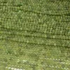 Piedras preciosas sueltas Jade canadiense natural / nefrita verde serpentina antigorita cuentas redondas facetadas de 3,2 mm
