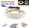 5V USB LED LED BRIDIAN STRIP LIGHT مصباح SMD3528 5050 50 سم 1M 2M