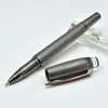 Head Gift Office / Med Ballpoint Pen for Ball Crystal Grey Black High Stationery Promotion Ink Pens Quality Business Roller Wuuqt