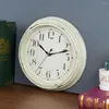 Orologi da parete Orologio numerico Vintage sospeso silenzioso senza ticchettio 12 pollici per la decorazione domestica Design rotondo facile da leggere