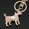 Keychains Tianbo Fashion Dog Dachshund Keychain Bag Charm Pendant Keys Holder Keyring Jewelry for Women Girl Gift