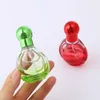 Bouteilles de parfum en verre de forme ronde de 20 ml, atomiseur de parfum, pompe de parfum, rechargeable, eau vide, huiles essentielles, atomiseur, échantillon de voyage, flacon d'emballage cosmétique