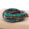 Strand Exclusive Quality Natural Stones W / Metal Beads Wrap Bracelets Handmade Boho Vintage Statement Bracelet Bijoux Wholesale