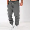 Mens Pants Fitness Sport Cep Sweatpants Jogging Gevşek Gym Egzersiz Joggers Pantolonlar Rahat Drawstring 231114