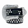 Multi -stil BB -bälte diamantläderbälten för kvinnors fritidsfest plus storlek distinkt Cinturon överdriver nålspänne med strass Luxury Belt PJ003 E4