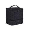 Cosmetic Bags Cases 30 Grids Nail Organizer Makeup Bag Cosmetic Manicure Case Professional Double Layer Design Nail Polish Gel Handbag with Handle 231115