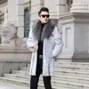 Men's Fur Faux High Quality Winter Warm Coat Men Collar Thick Jacket Plus Size Branded Zipper Designer Clothing Slim 231114