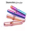 Wholesale Steamrollers Glass Hand Pipe Hookah Glass Pipes Smoking Tobacco Spoon Pipes Dab Rig Bubbler Dry Herb Glass Pipe