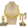 Necklace Earrings Set For Women Fashion Italian Statement Designs Exquisite Rings Trending Party Jewelry