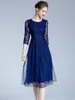 Casual Dresses 4xl 3xl 2xl Dress Vestidos De Fiesta 2023 Spring Summer Wedding Party Woman Allover Luxurious Embroidery Pink Red Blue 60s