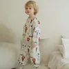 Ensembles de vêtements Ensemble d'automne pour enfants Ensemble de couleur unie pour bébé Imprimé chien partout Pull Pantalon décontracté Deux pièces 2023 Né Bébé Garçon Vêtements