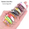 Fishing Hooks Crankbaits Set Mixed Colors Bait Lure Lot Minnow Wobbler Bass Swimbait Sea Swim Hard Lures Sinking Tackle pesca 231115