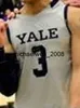 Mich28 Yale College Basketball Jersey Custom 00 Jalen Gabbidon 1 Eze Dike 2 Eric Monroe 5 Azar Swain Men Women Youth Stitched