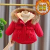 Down Coat Girls Coat Jacket Winter CottonWindbreak 2023 Furs Warm Thicken Teenagers Plus Size Children's Clothing J231115