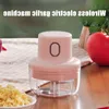 FreeShipping Wireless Electric Meat Grinder Food Chopper Mini Stainless Electric Kitchen Chopper Meat Grinder Shredder Miwmo