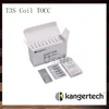 Kanger TOCC T3S 코일 코일 유닛 고정자 코일 캥거루 테크 T3S CC Clear Cartomizer 교체 코일 헤드 1.5 1.8 2.2 2.5 옴 코일 T3S Atomizer 100% 정통