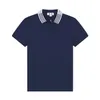 Krokodylowa koszula polo mężczyzn designer koszule polo 100% bawełniana marka marki mody męską na krótkie suche koszulki polo