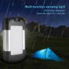 Lanterne de camping 6000mAh Lanterne portable rechargeable Tente de camping Lumière Dimmable Lumière extérieure d'urgence Banque d'alimentation Étanche Lampe de poche suspendue Q231116