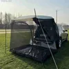 Tentes et abris Extension de tente arrière de voiture de Camping en plein air tente de Tair étanche abri de Camping auvent tente de coffre de voiture pour tour Barbecue pique-nique Q231115