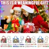 Lagringshållare Rack 2024 Jul Advent Calendar Armband Countdown Diy Jewelry Charm Making Set For Kid Themed Gift 231114