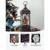 Christmas Decorations Tree Nutcracker Rotate Scene with Timer Swirling Singing Water Glittering Lantern USBBattery 231115