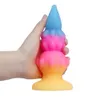 Zabawki odbytu Luminous Sex for Women Mężczyźni Kolorowe świecące dildo silikonowe monster dildos ssanie kubek tyłek rozszerzający 231114