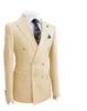 Blazer da uomo Blazer Solo giacca da uomo 4 tasche con pantaloni Slimt Wedding Groom Wearn Blazer Blazer Formale Tuxedos Terno 231114