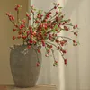 Dekorativa blommor Bröllopsdekoration Simulerad fruktgren Hemtillbehör Plast 72 cm Multicolor Högkvalitativ DIY Floral Buketter