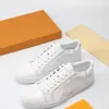 Topkwaliteit luxe designer schoenen casual sneakers ademend kalfsleer met met bloemen verfraaide rubberen buitenzool erg mooi mjlwq00001