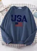 Women's Hoodies Sweatshirts USA Letters American Flag Stars And Stripe Hoody Street Oversize Personality Warm Hoodie hip hop Soft Clothes 231114